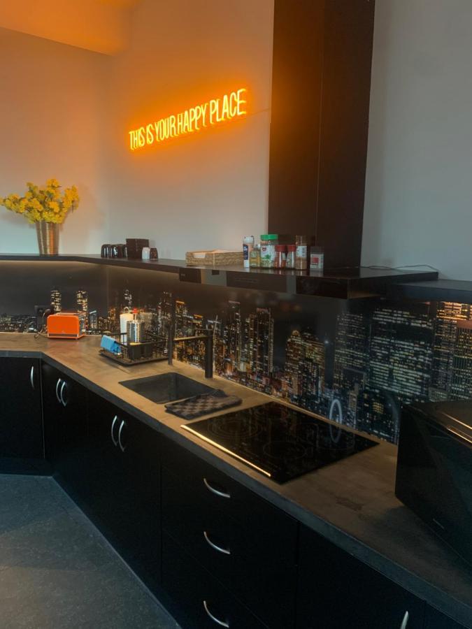 Sleep - Black And Gold Loft Cityview Appartement Antwerpen