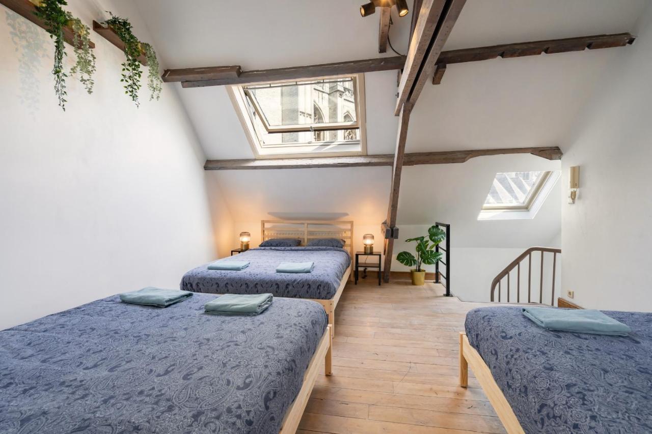 Tempel Triplex & Duplex At Historic Heart Of Apartment Antwerpen