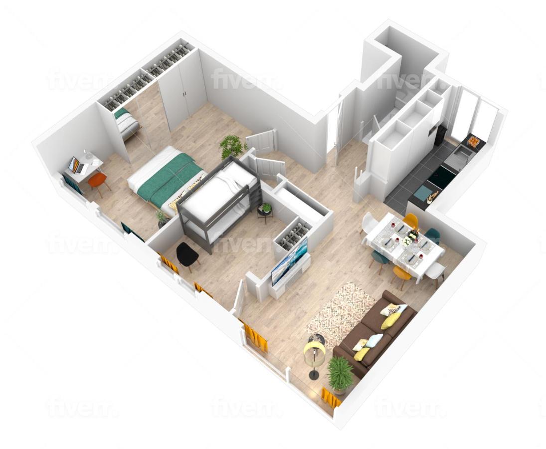 Center Of Antwerp, Fully Equipped, Train Station Apartment