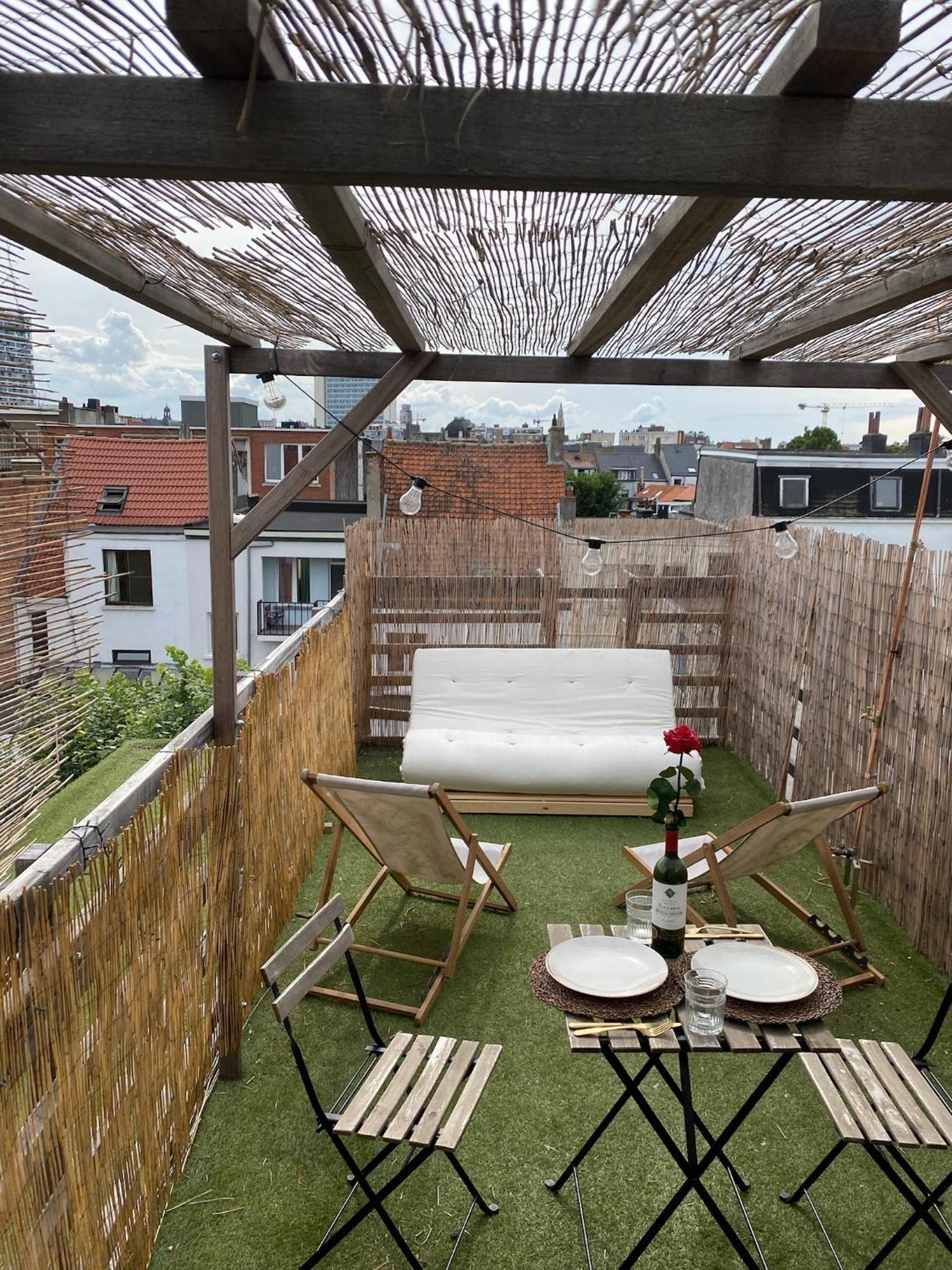 Quiet Rooftop Studio With Sunny Terrace Antwerpen