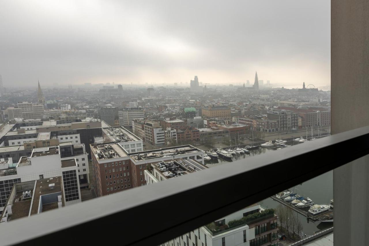 Appartement Uniek - Mooiste En Hoogste Uitzicht Op Antwerpen! - Incl Gratis Parking