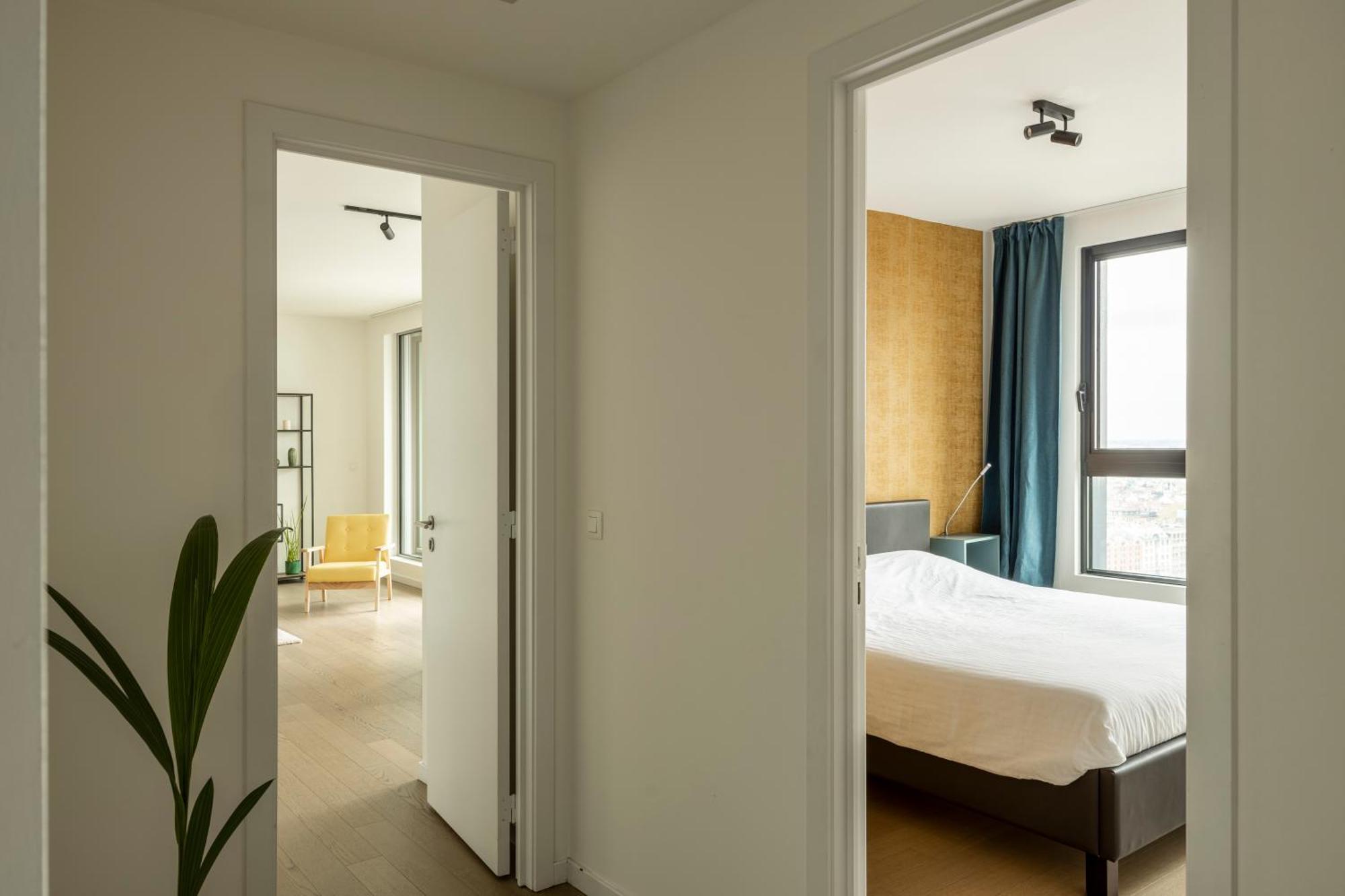 Appartement Uniek - Mooiste En Hoogste Uitzicht Op Antwerpen! - Incl Gratis Parking *