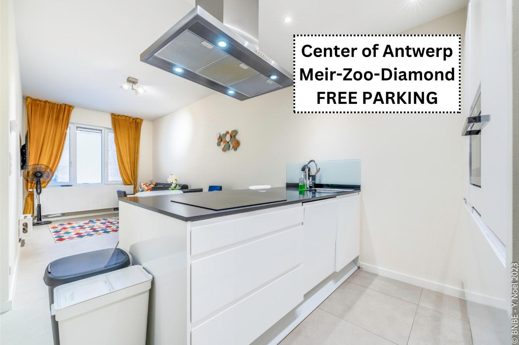 Appartement Center Of - Free Parking Antwerpen